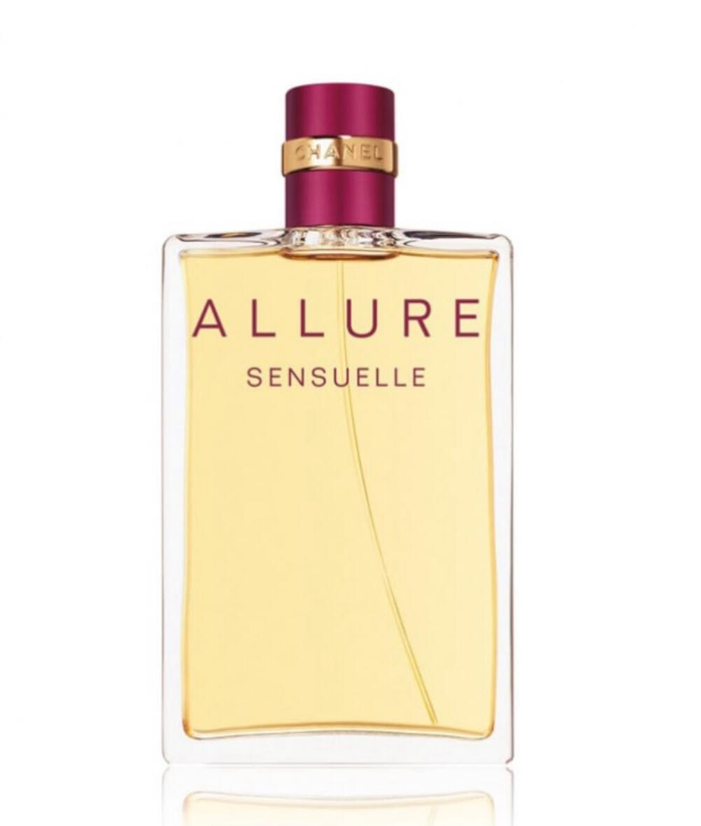 ALLURE Sensuelle Family Amber • Floral Occasion Evening • Special Occasions Season Autumn • Winter Longevity Exceptional Projection Strong Olfactory Notes Top Bergamot • Mandarin • Pink Pepper Heart Rose • Jasmine • Iris Base Patchouli • Vanilla •