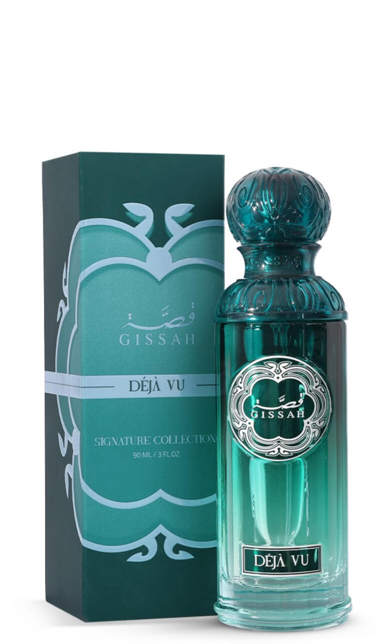 GISSAH Déjà Vu Family Fresh • Woody Occasion Day & Evening Season Spring • Summer Longevity Long-lasting Projection Moderate to Strong Olfactory Notes Top Bergamot • Green Apple • Lemon Heart Lavender • Violet Leaf • Geranium Base Amber • Cedarwoo
