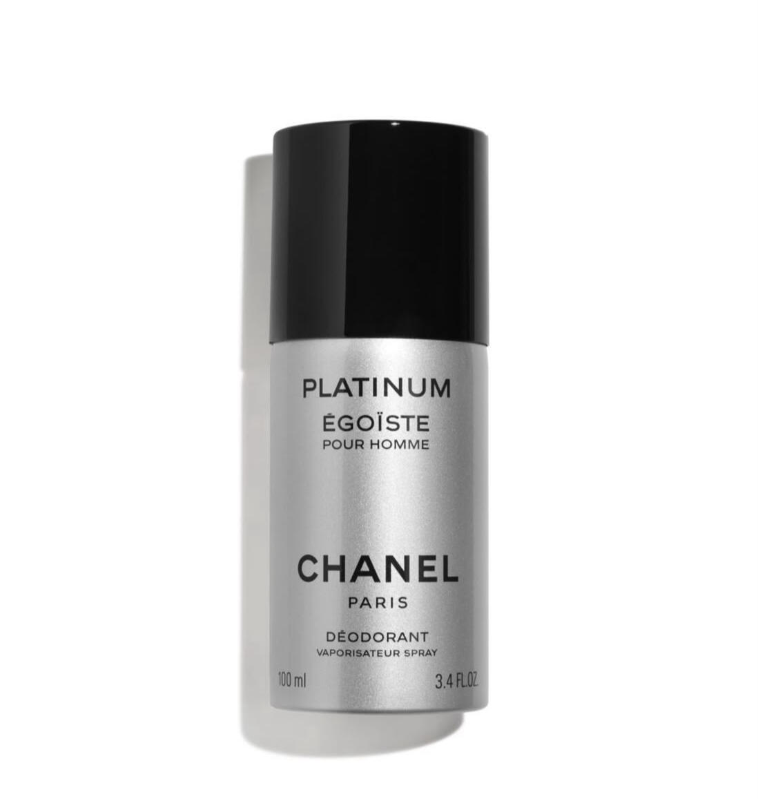 PLATINUM ÉGOÏSTE Deodorant Spray Category Fragrance Deodorant Spray Skin Type All Skin Types Best For Daily Use Texture Fine Mist Spray Scent Profile Woody • Floral • Aromatic Key Notes Top Lavender • Rosemary • Neroli • Petitgrain Heart Geranium •