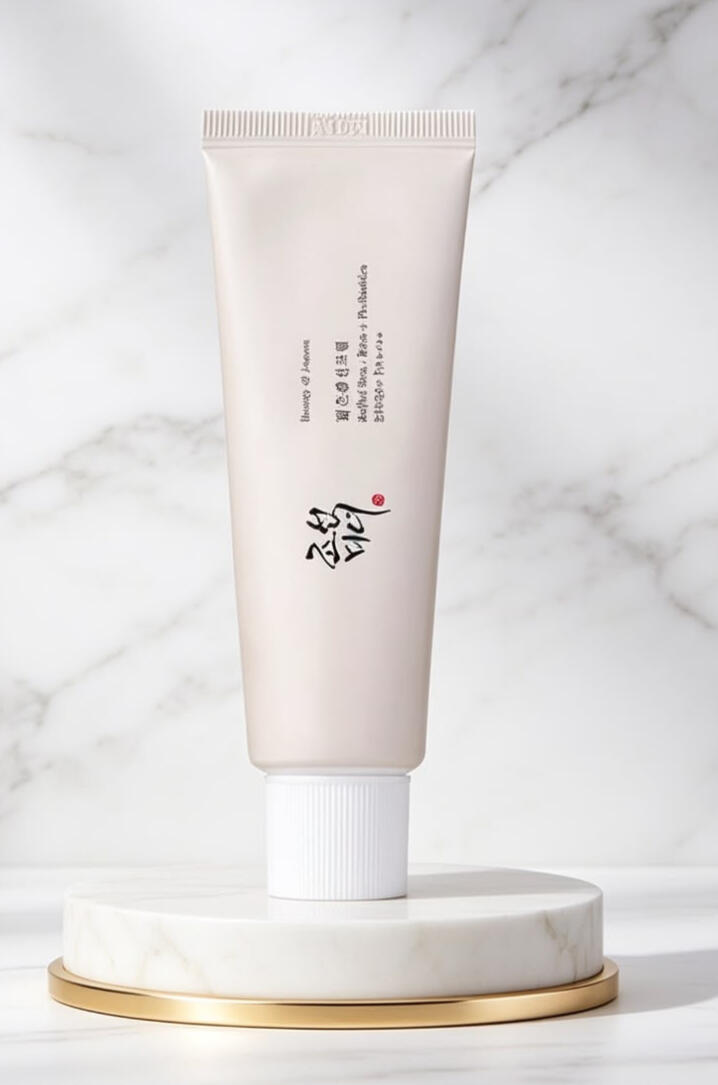 Sunscreen: Rice+Probiotics SPF50+ PA++++. 50 ml. 240 MAD 