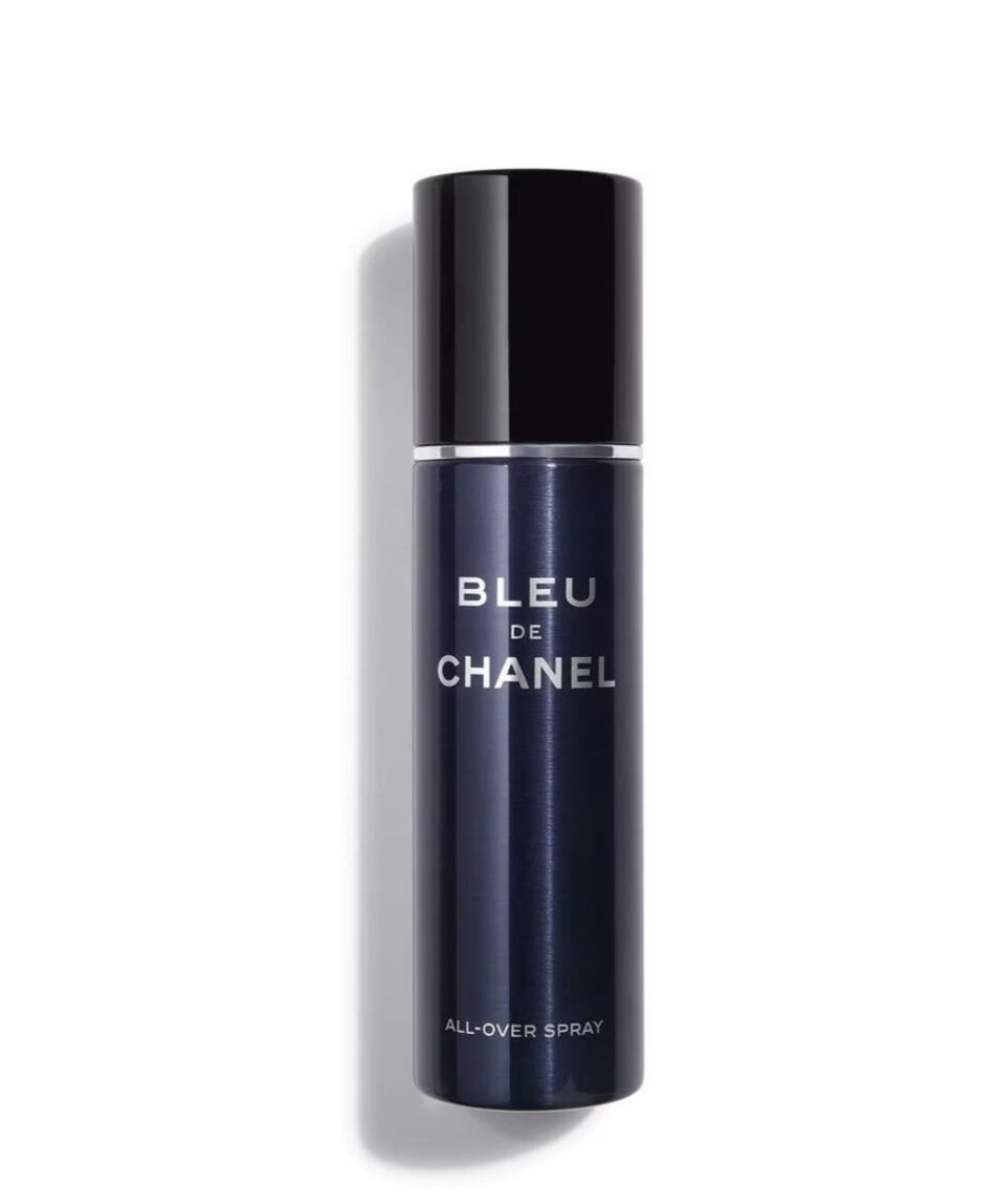 BLEU DE CHANEL All-Over Spray Category Body Spray Skin Type All Skin Types Best For Daily Use Texture Ultra-Fine Mist Scent Profile Woody • Aromatic Key Notes Top Grapefruit • Lemon • Mint Heart Ginger • Jasmine Base Incense • Cedar • Sandalwood