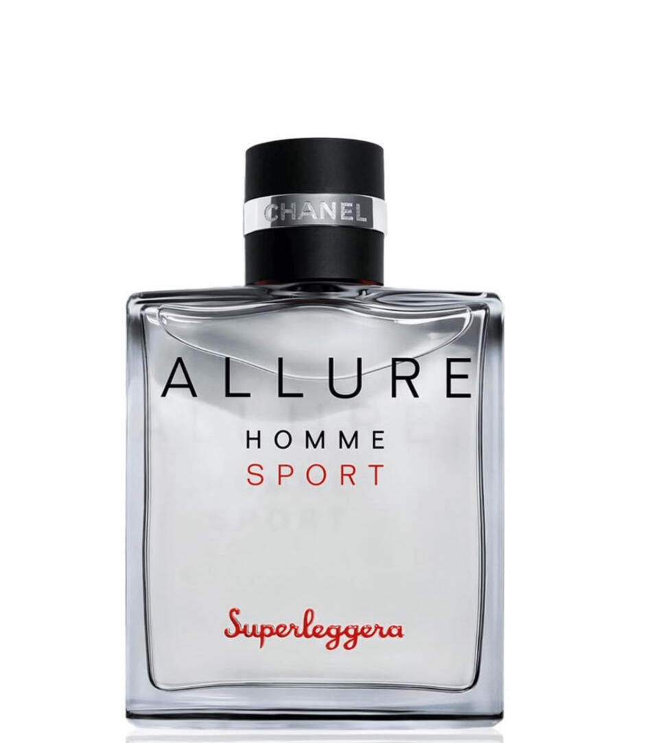 ALLURE HOMME SPORT Superleggera Family Woody • Citrus • Aromatic Occasion Day & Evening Season Spring • Summer • Autumn Longevity Long-lasting Projection Moderate Olfactory Notes Top Citrus Accord • Grapefruit • Mandarin Heart Woody Accord Base Am