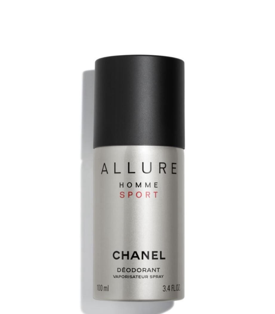 ALLURE HOMME SPORT Deodorant Spray Category Fragrance Deodorant Spray Skin Type All Skin Types Best For Daily Use Texture Fine Mist Spray Scent Profile Woody • Fresh • Aromatic Key Notes Top Orange • Mandarin • Sea Notes • Aldehydes Heart Neroli •