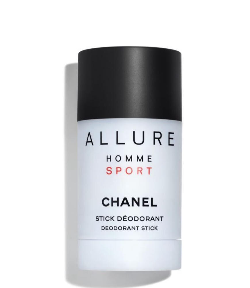 ALLURE HOMME SPORT Deodorant Stick Category Fragrance Deodorant Stick Skin Type All Skin Types Best For Daily Use Texture Solid Stick Scent Profile Woody • Fresh • Aromatic Key Notes Top Orange • Mandarin • Sea Notes • Aldehydes Heart Neroli • Blac
