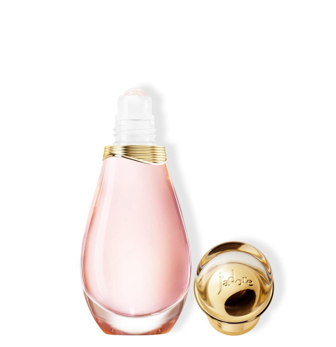 J'adore Roll-On Type Perfume Oil Roller Application Pulse Points Longevity Exceptional Projection Intimate Olfactory Notes Top Bergamot • Pear Heart Jasmine Sambac • Rose • Magnolia Base White Musk • Cedarwood Signature The iconic J'adore in a con