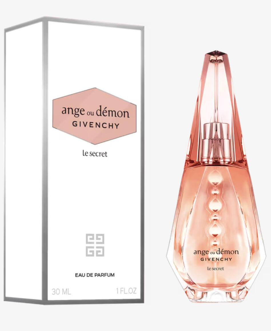 Ange ou Démon Le Secret Family Floral • Fruity Occasion Day & Evening Season Spring • Summer Longevity Moderate to Long-lasting Projection Moderate Olfactory Notes Top Tea Leaf • Cranberry • Lemon Heart Peony • Jasmine Sambac • Water Lily Base Whi
