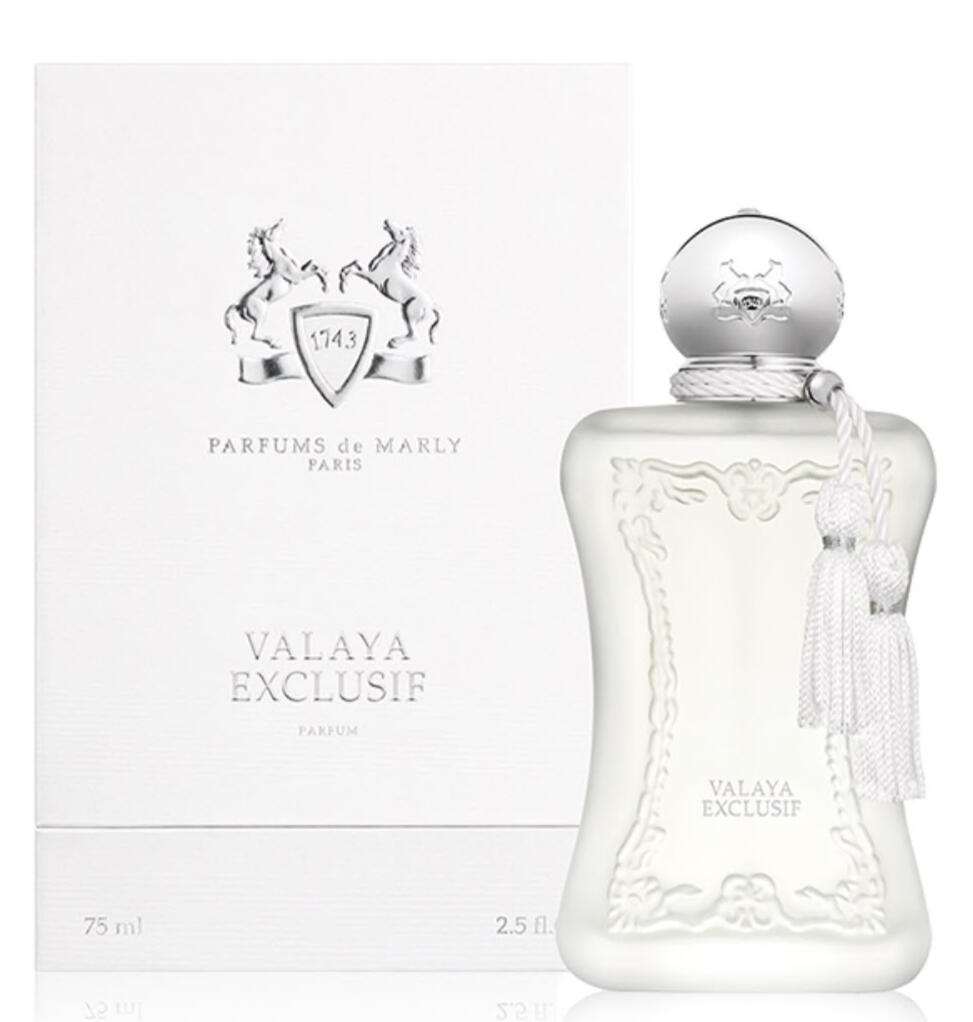 Valaya Exclusif Family Floral • Woody • Musky Occasion Day & Evening Season Spring • Summer • Autumn Longevity Exceptional Projection Moderate to Strong Olfactory Notes Top Almond • Bergamot • Mandarin Heart Orange Blossom • White Flowers • Powdery