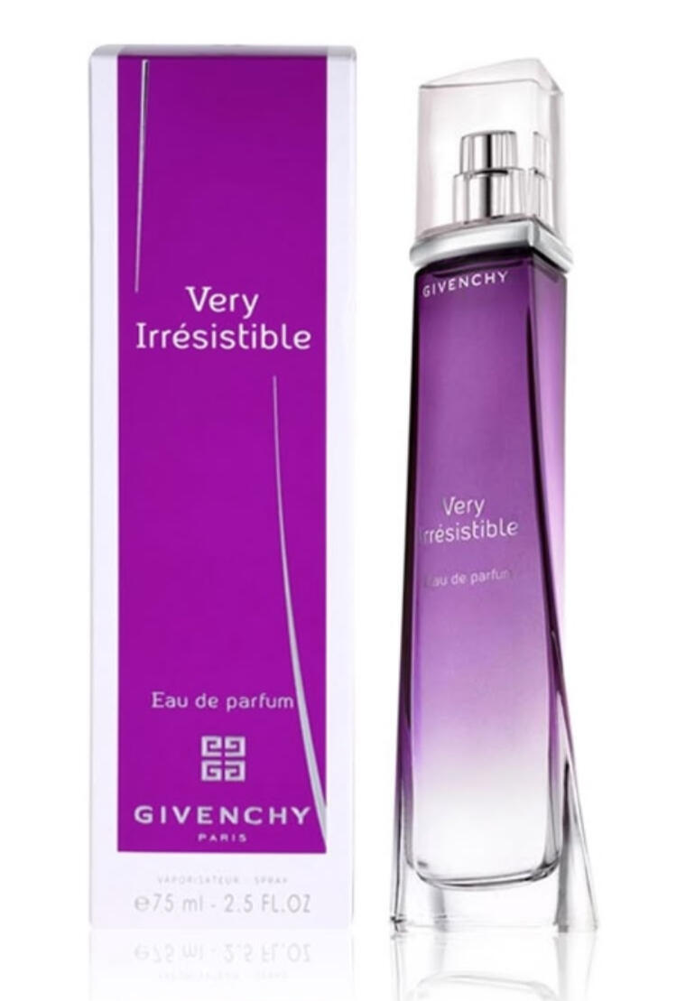 Very Irrésistible Eau de Parfum Family Floral • Rose Occasion Day & Evening Season Spring • Autumn Longevity Long-lasting Projection Moderate Olfactory Notes Top Pink Pepper • Star Anise Heart Rose Base Patchouli • Vanilla Signature Elegant, radi