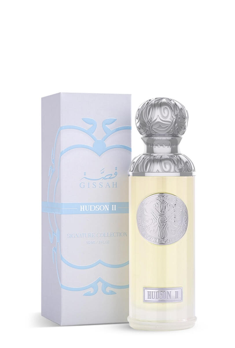 GISSAH Hudson II Family Citrus • Woody Occasion Day & Evening Season Spring • Summer Longevity Exceptional Projection Strong Olfactory Notes Top Bergamot • Lemon • Mandarin Heart Lavender • Jasmine • Cedarwood Base Amber • Musk • Sandalwood •