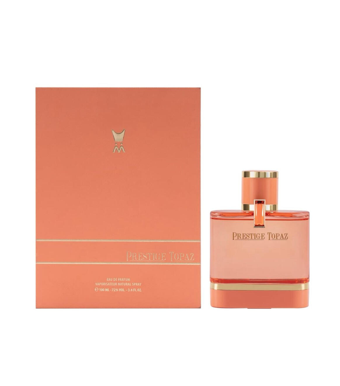 Prestige Topaz est une fragrance lumineuse où la fraîcheur épicée du poivre rose rencontre l’élégance intemporelle de la rose de Damas. En son cœur, les notes florales se déploient avec grâce et raffinement, tandis que le bois de santal et la fève tonka en